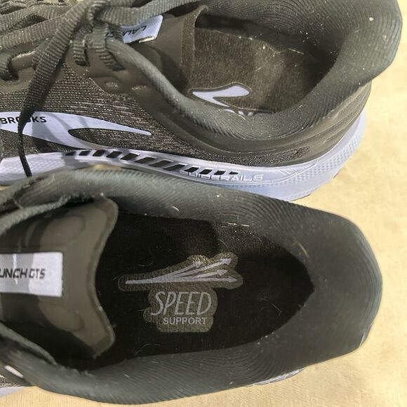 Brooks Shoes Sneakers Women's Size 8.5M Black Lavender Running Launched GTS - Picture 8 of 12